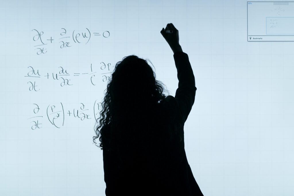 Science Behind Weight Loss and Nutrition - A teacher writing on a white board