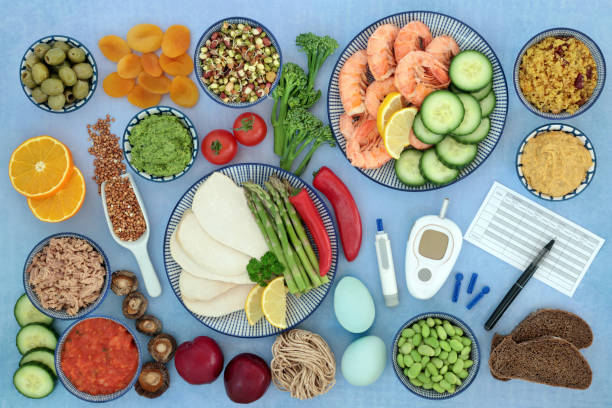 The Mayo Clinic Diet - Low glycemic health food with blood sugar testing & lancing devices for diabetics with meal chart & foods below 55 on the GI index & high in antioxidants, omega 3, protein, anthocyanins, vitamins & minerals.