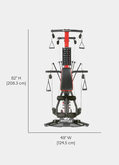 Bowflex PR3000 Home Gym Dimensions