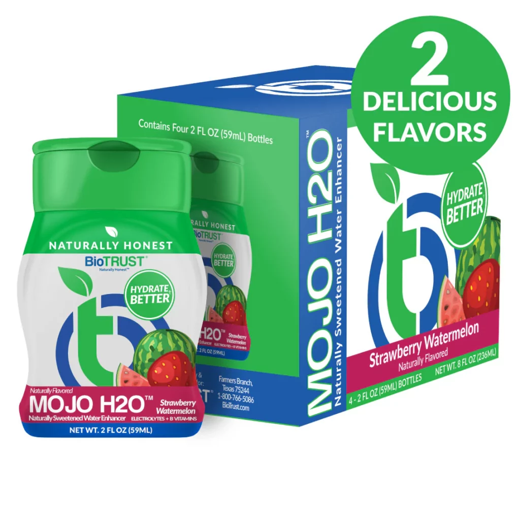 BioTrust Mojo H2O Strawberry Watermelon flavor.