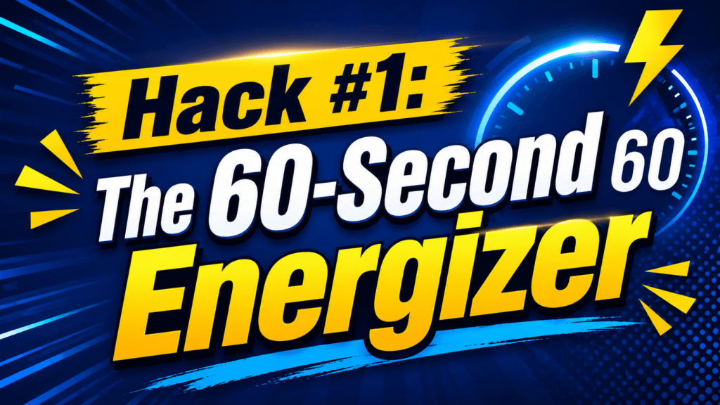 How to Have More Energy Without Coffee - Hack #1: The 60-Second Energizer